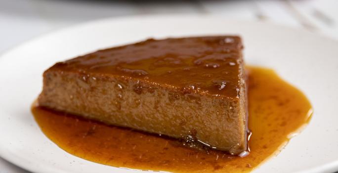 flan de café