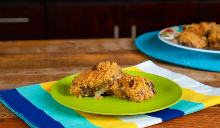 Blondies con Chispas de Chocolate