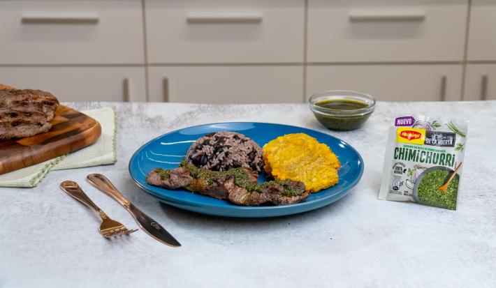 churrasco con chimichurri