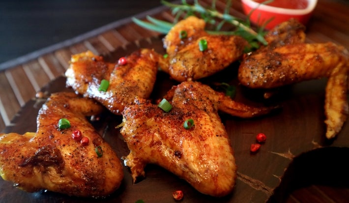 Alitas de Pollo al Ajillo Alitas de Pollo al Ajillo