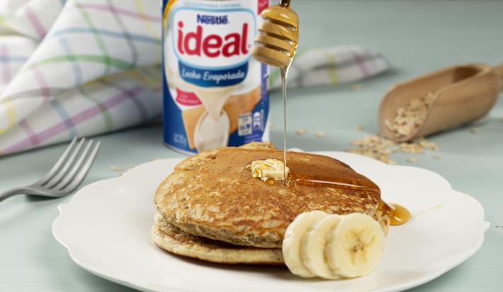 Pancakes de Banana y Avena