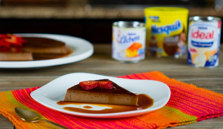 Flan de Chocolate NESQUIK