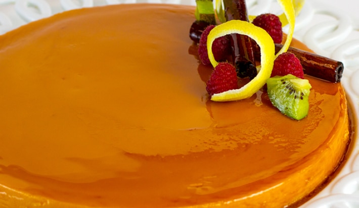 Flan de Limón