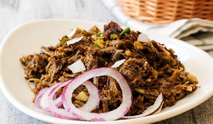 Ropa vieja al curry