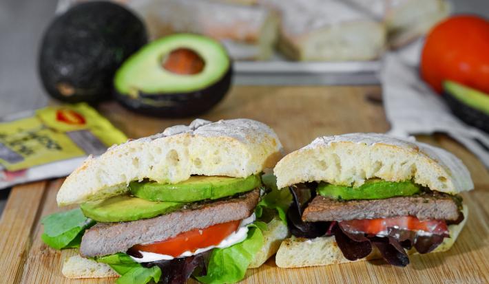 Panini de carne en freidora de aire