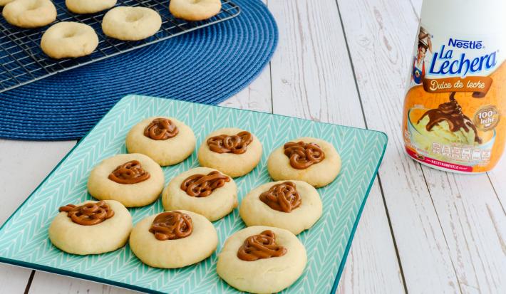 Galletas de Mantequilla con dulce de leche