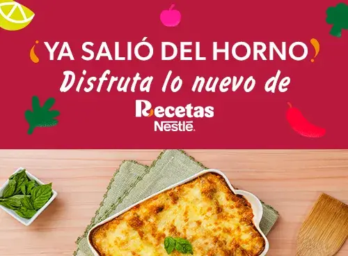 Banner Disfruta lo Nuevo de Recetas Nestle Banner Disfruta lo Nuevo de Recetas Nestle